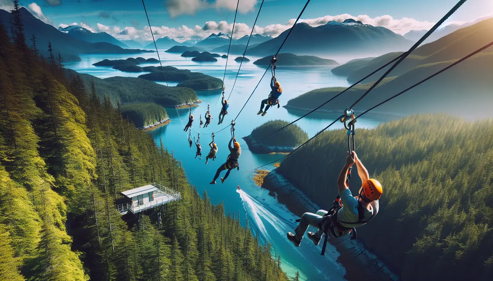 ZipRider at Icy Strait Point